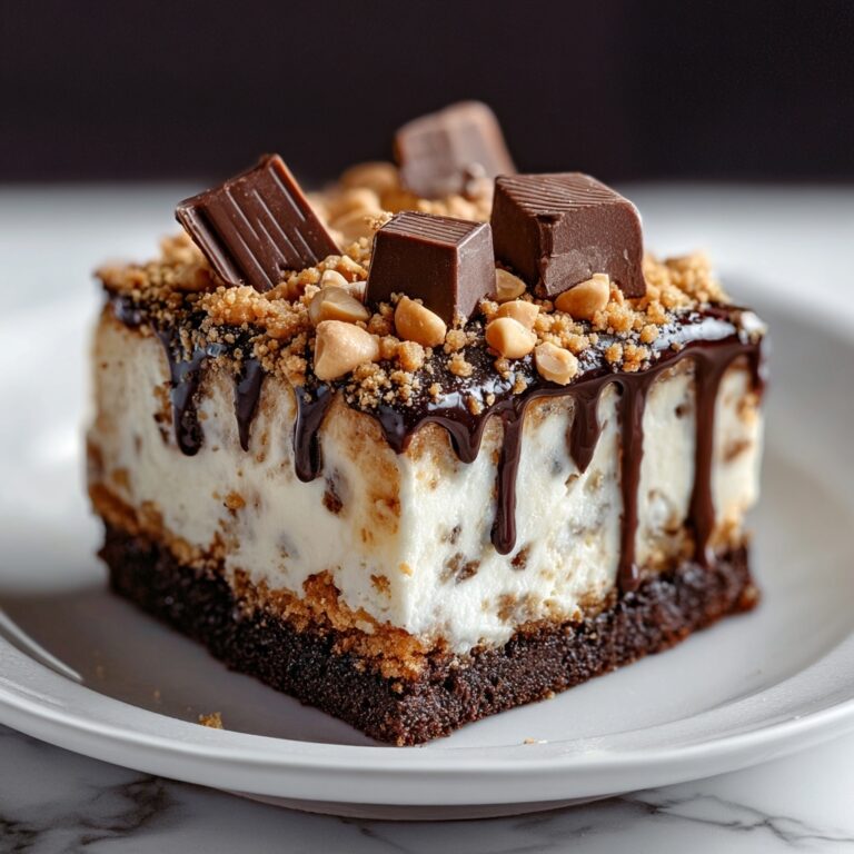 Butterfinger Candy Bar Poke Cake Recipe