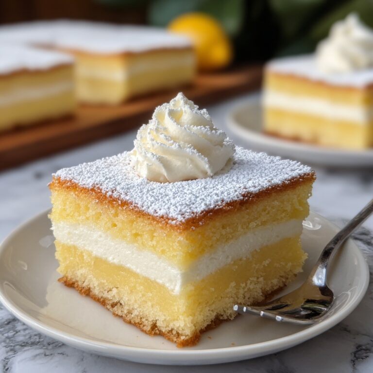 Vanilla Magic Custard Cake Recipe