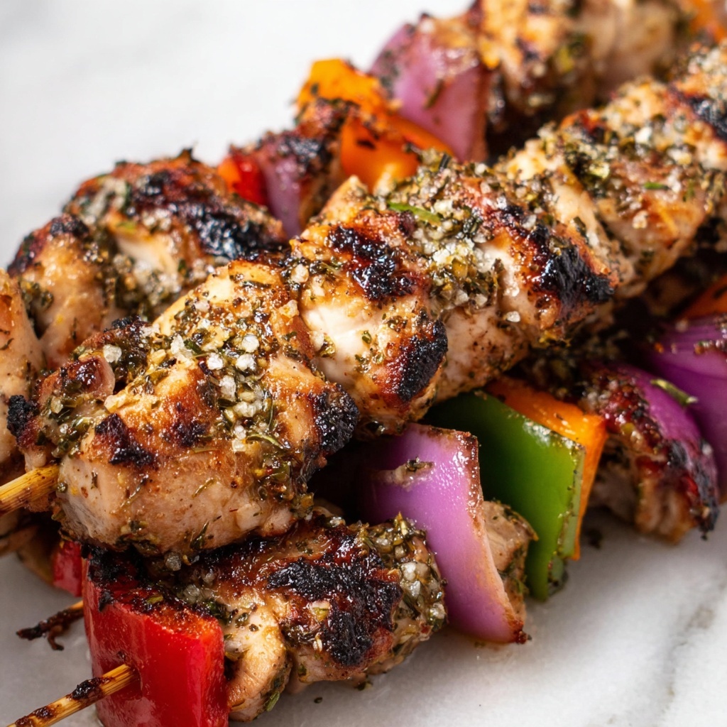 Thai Spicy Basil Chicken Skewers Recipe - Recipe Image