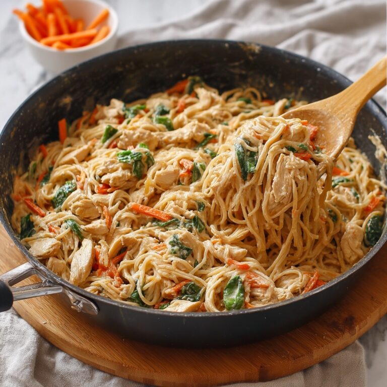 Peanut Chicken Noodles Recipe