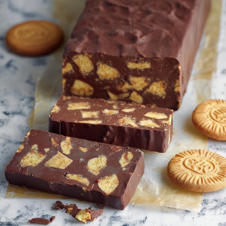 No-Bake Chocolate Biscuit Cake Recipe