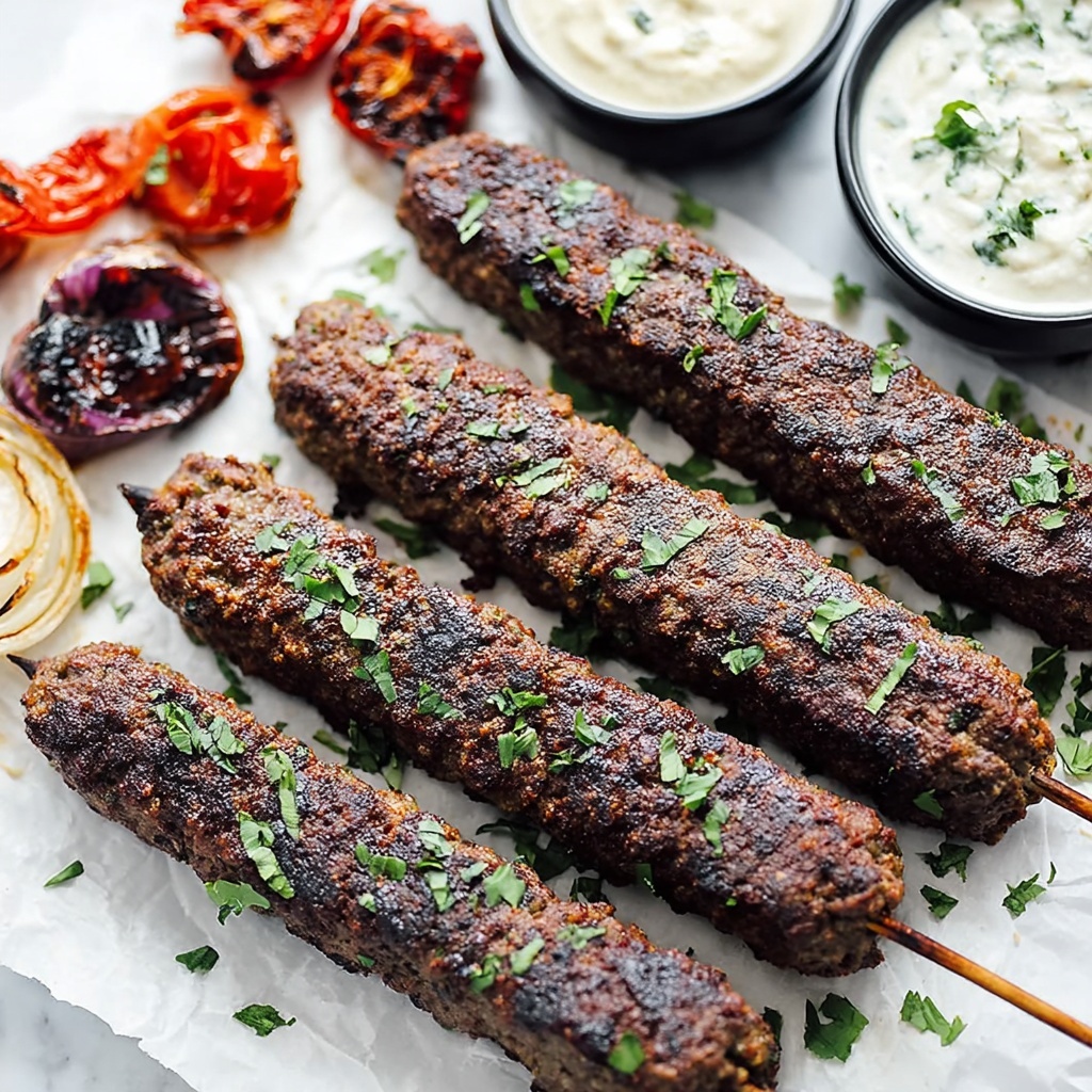 Middle Eastern Kofta Kebabs Recipe - Recipe Image