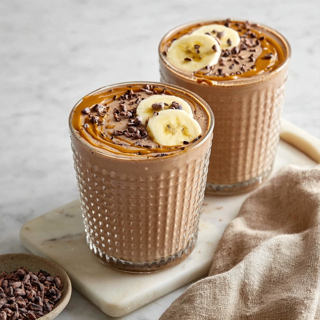 Banana Chocolate Smoothie Recipe - Recipe Image