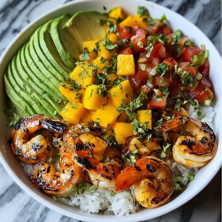 Shrimp and Avocado Bowls with Mango Salsa Recipe