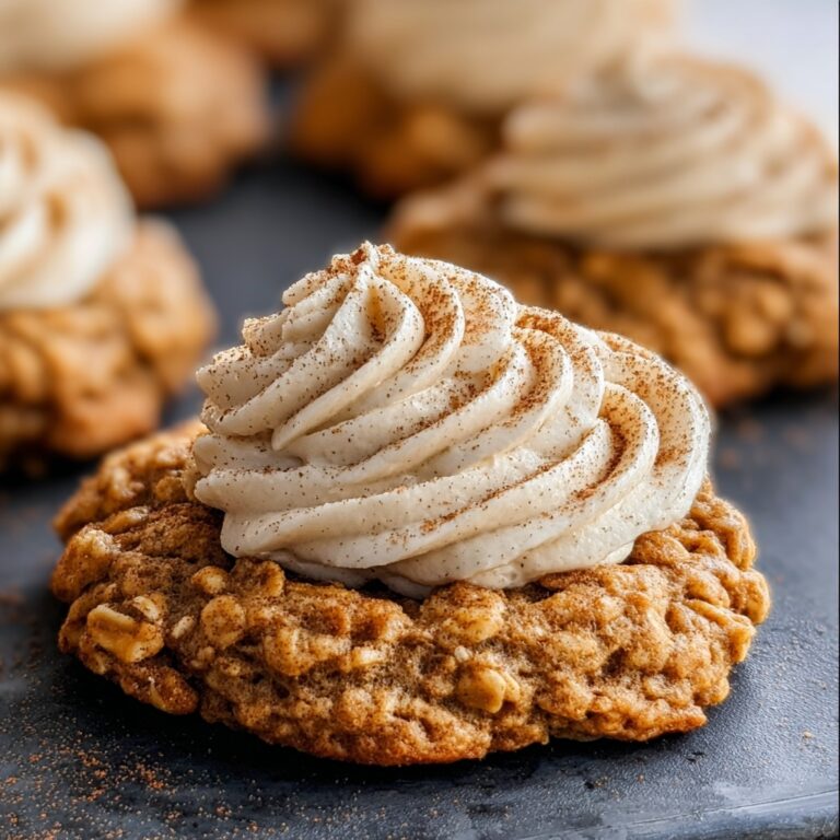 Pumpkin Oatmeal Cookies with Cinnamon Cream Cheese Frosting Recipe