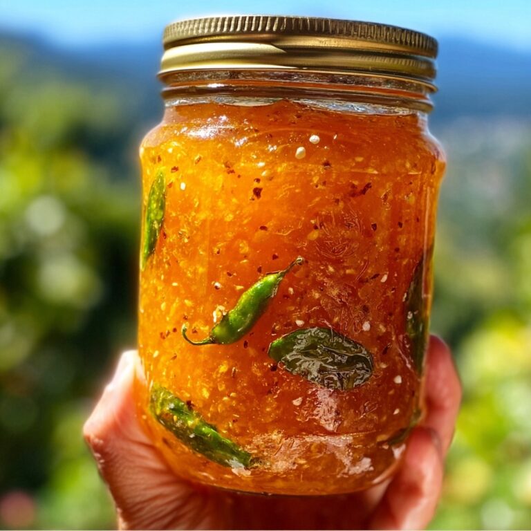 Peach Jalapeño Jam – A Sweet and Spicy Delight Recipe