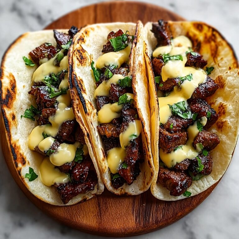 Garlic Butter Honey BBQ Beef Tacos Recipe