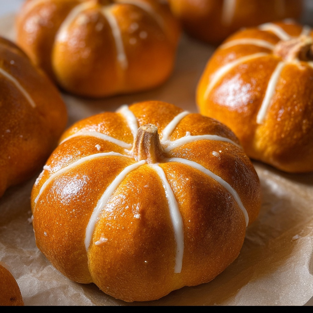 Pumpkin Dinner Rolls Recipe - Recipe Image