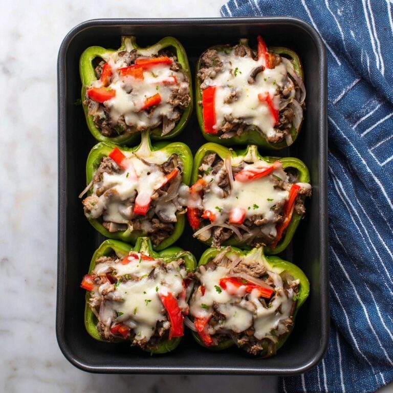 Philly Cheesesteak Stuffed Peppers Recipe