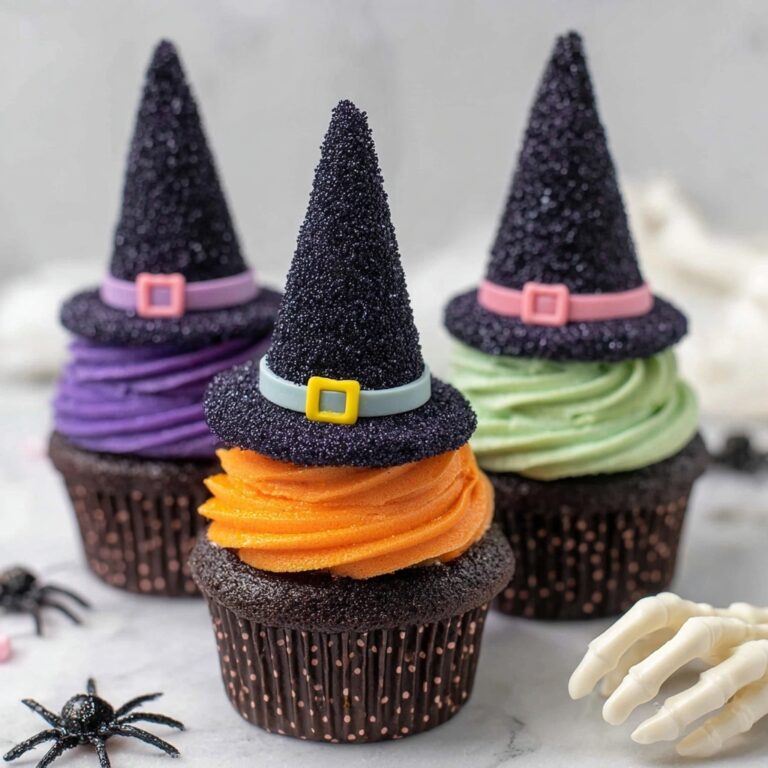 Spooky Witch Hat Cupcakes Delight Recipe