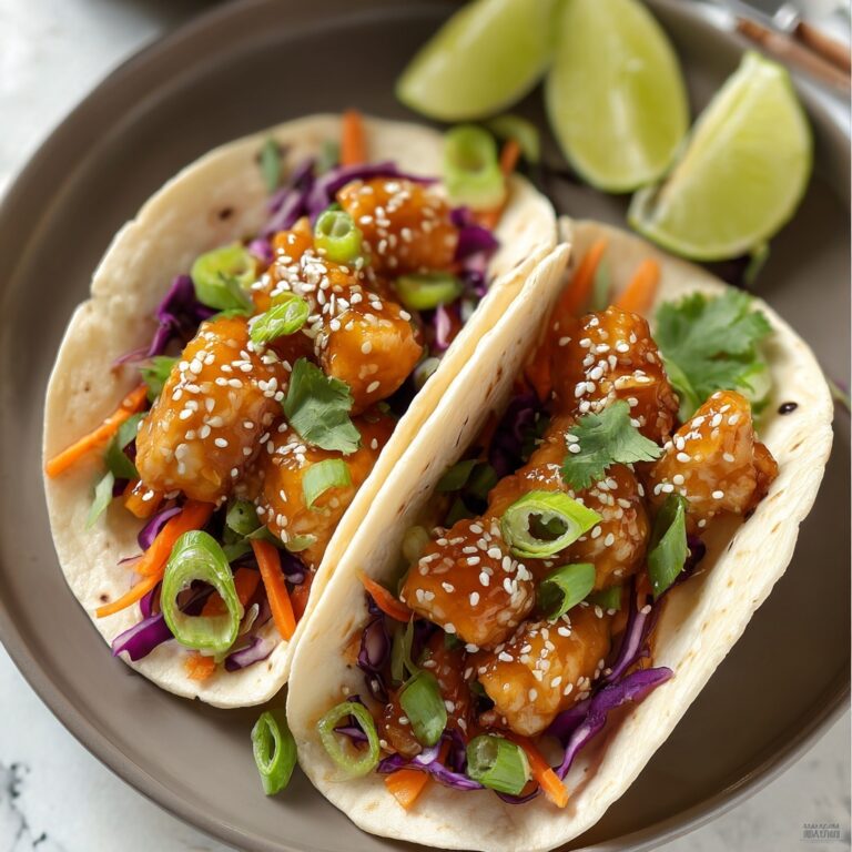 Crunchy Asian-Style Chicken Tacos Recipe