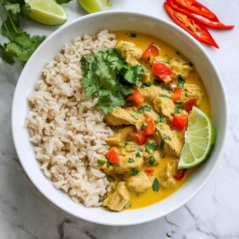 Thai Slow Cooker Chicken Curry with Butternut Squash and Coconut Milk Recipe