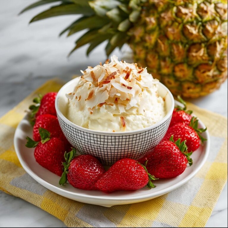 Pina Colada Fruit Dip Recipe
