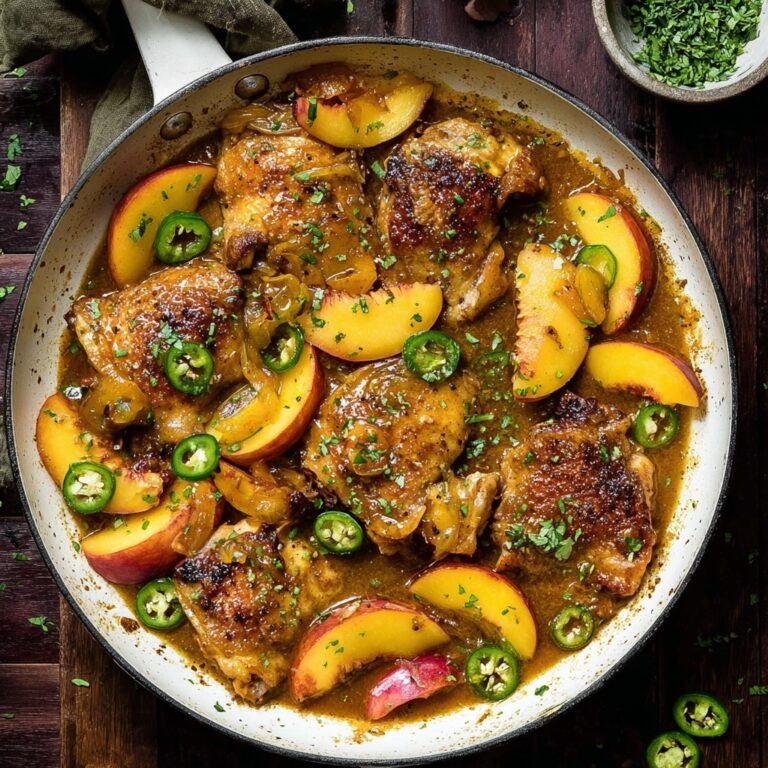 Jalapeño Peach Chicken Recipe
