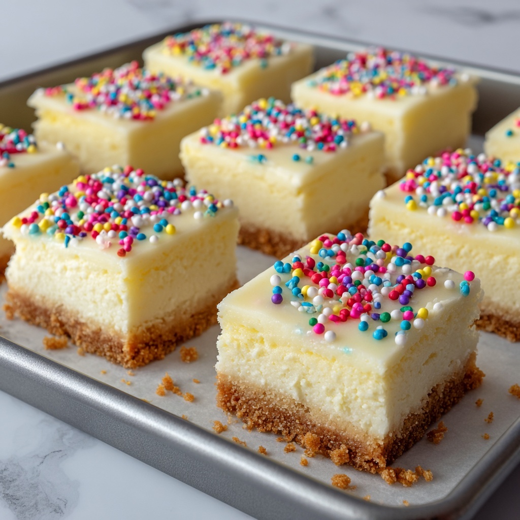 Sugar Cookie Cheesecake Bars Recipe - Recipe Image