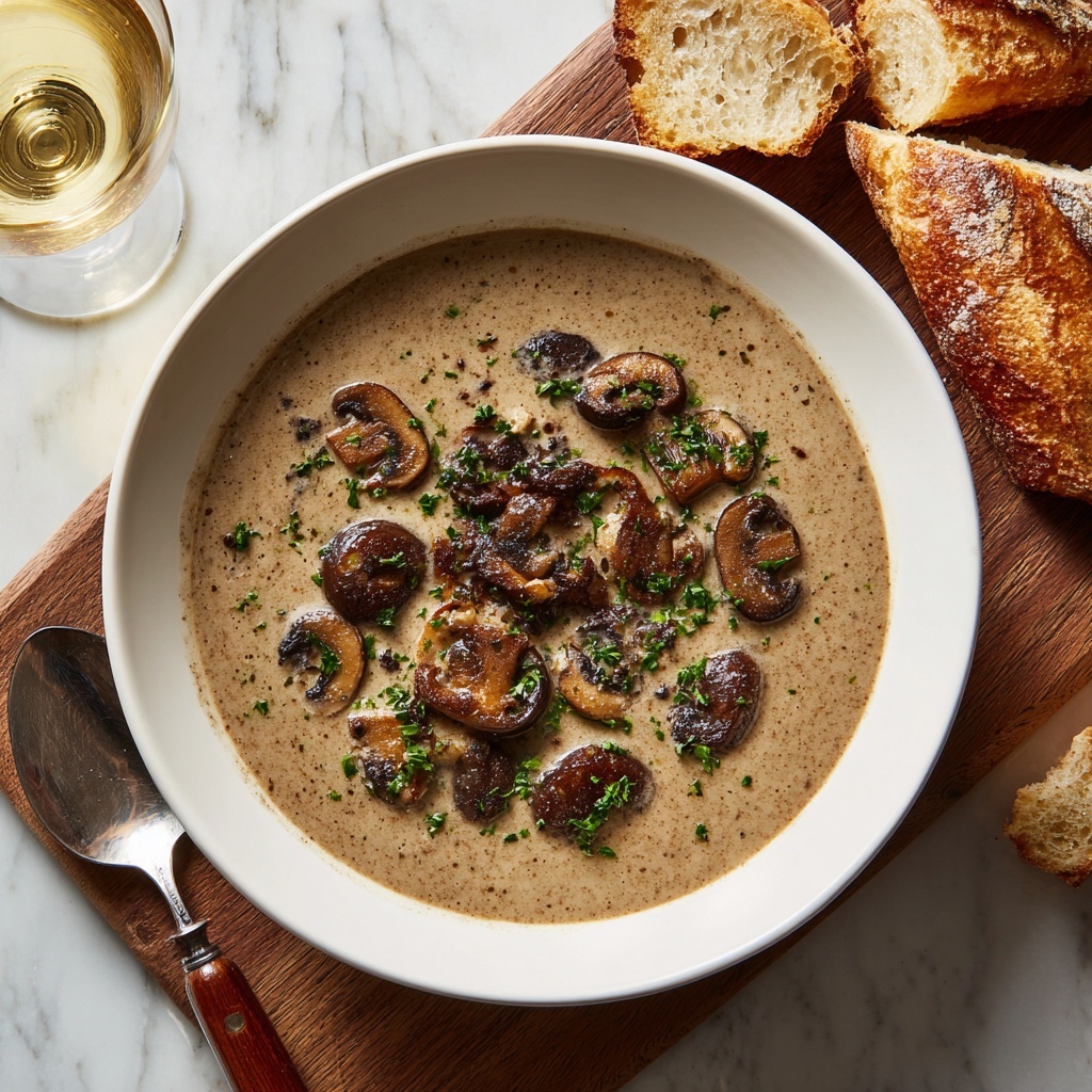 Hungarian Mushroom Soup Recipe - Recipe Image