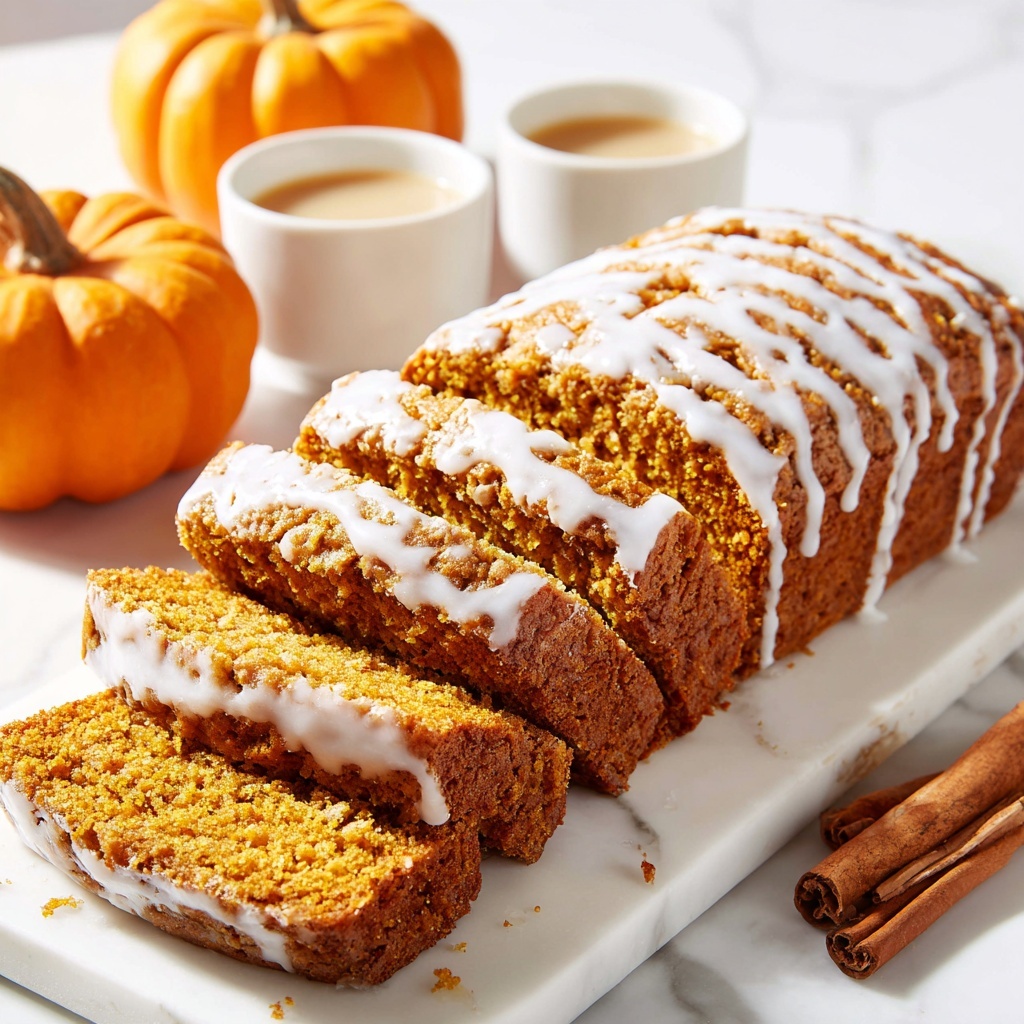 Cream Cheese-Filled Pumpkin Bread Recipe - Recipe Image