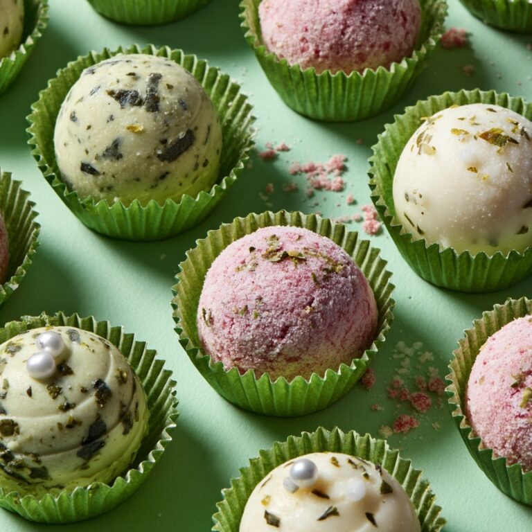 Minty Snowball Cookies Recipe