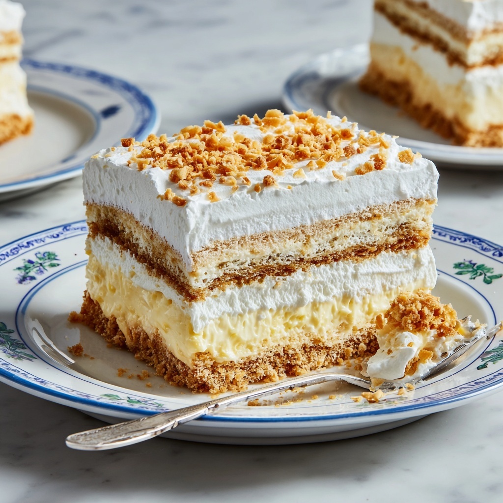 Coconut Cream Layered Dessert Recipe - Recipe Image