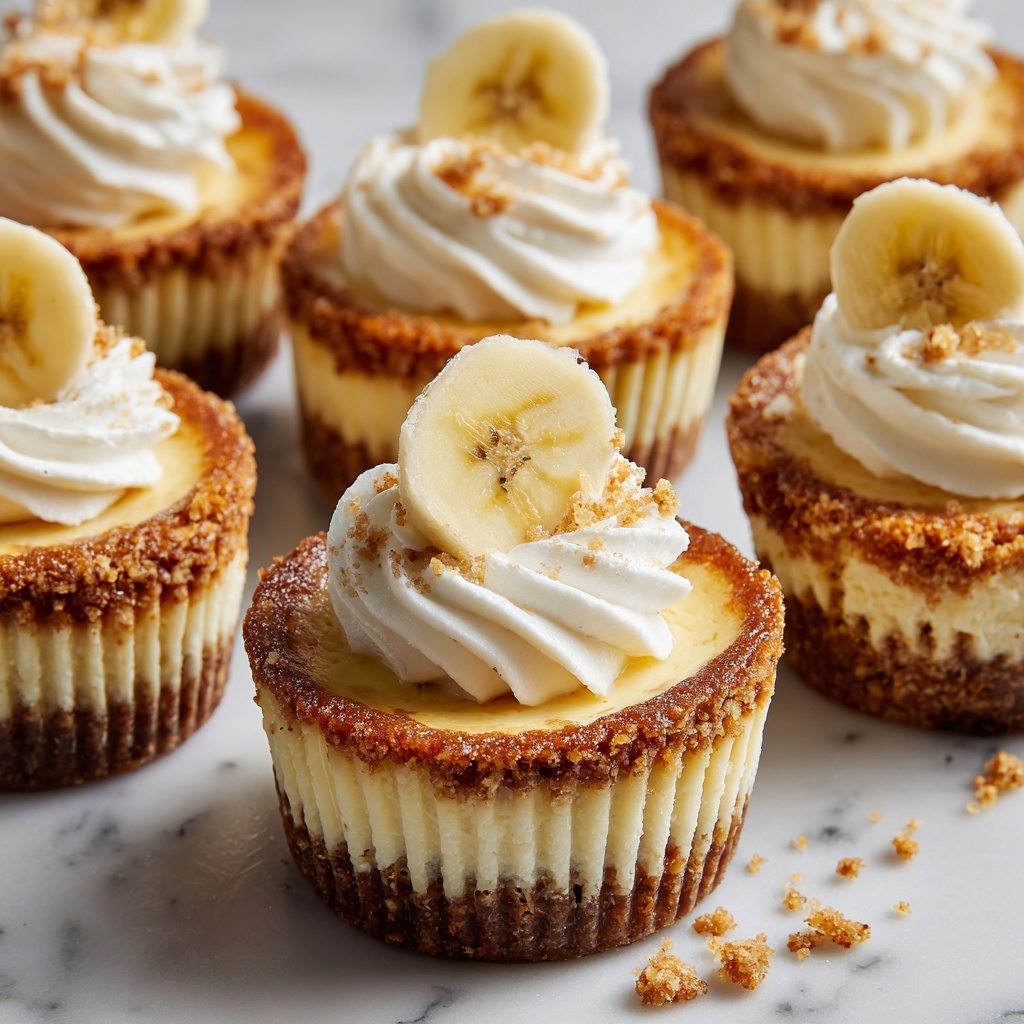 Mini Banana Pudding Cheesecakes Recipe - Recipe Image