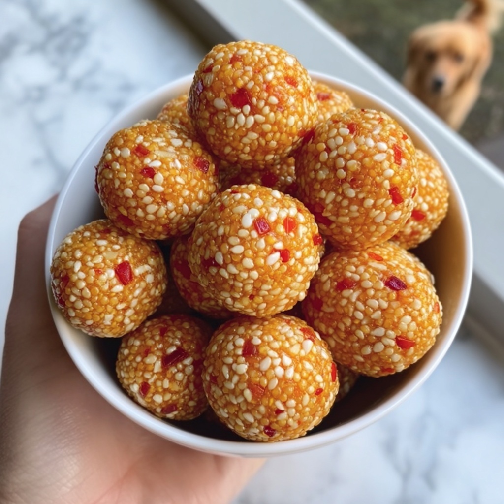 Apple and Carrot Balls for Dogs Recipe - Recipe Image