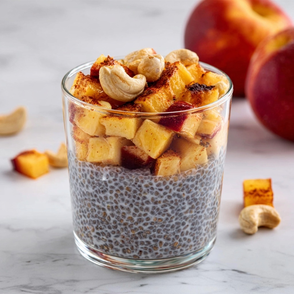 Great Peach Chia Pudding Recipe - Recipe Image