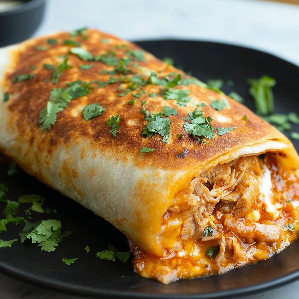 Baked Chicken Chimichangas Recipe - Recipe Image