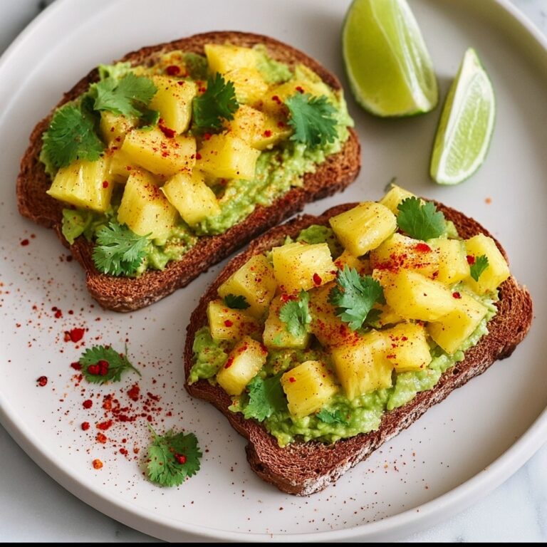 Tropical Avocado Toast Recipe