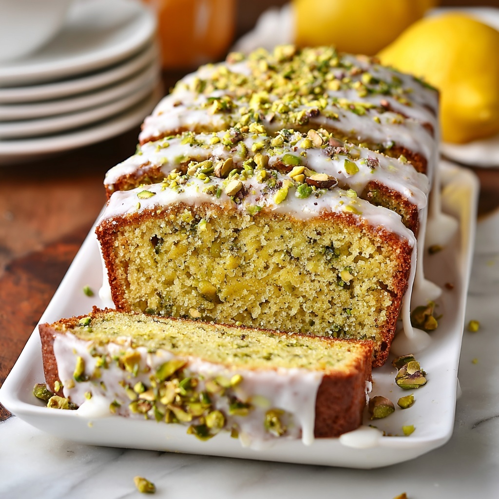 Pistachio Lemon Breakfast Bread Recipe - Recipe Image