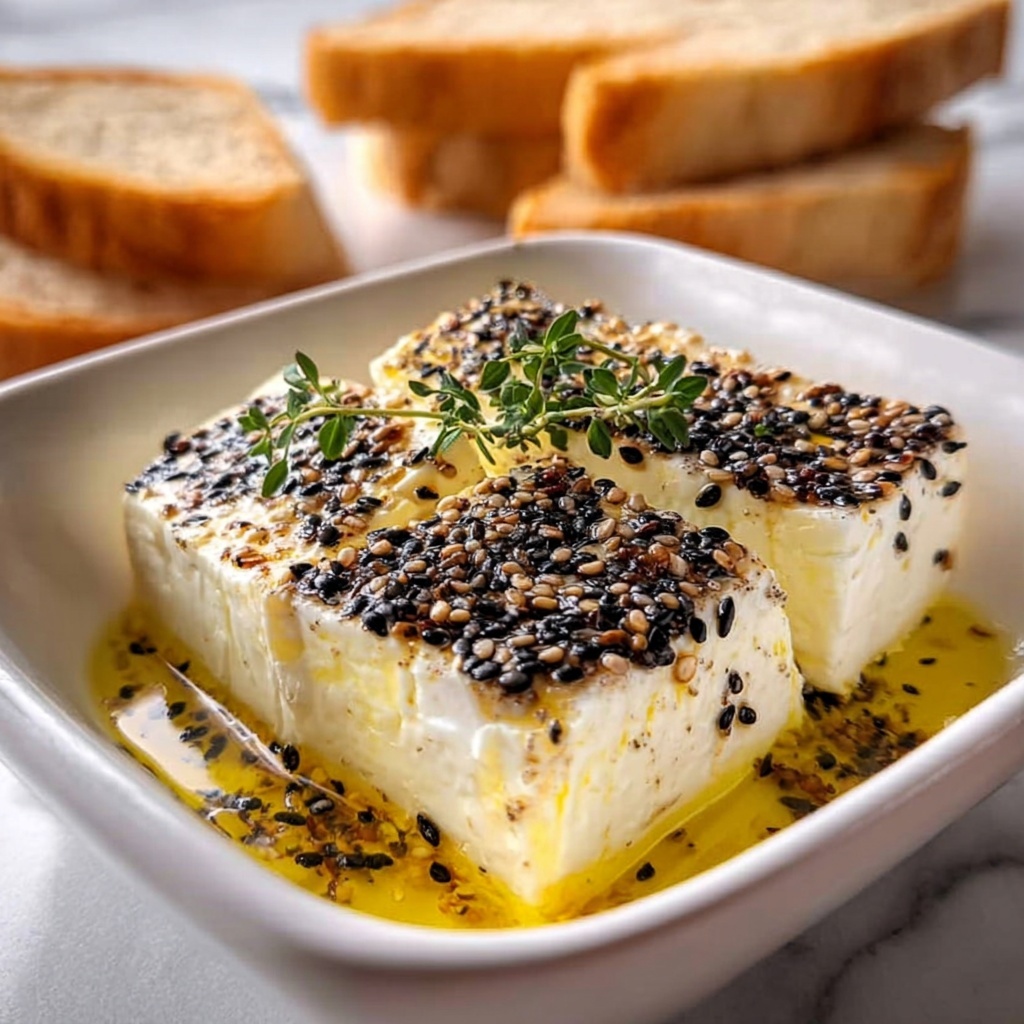 Albanian Baked Feta Recipe - Recipe Image