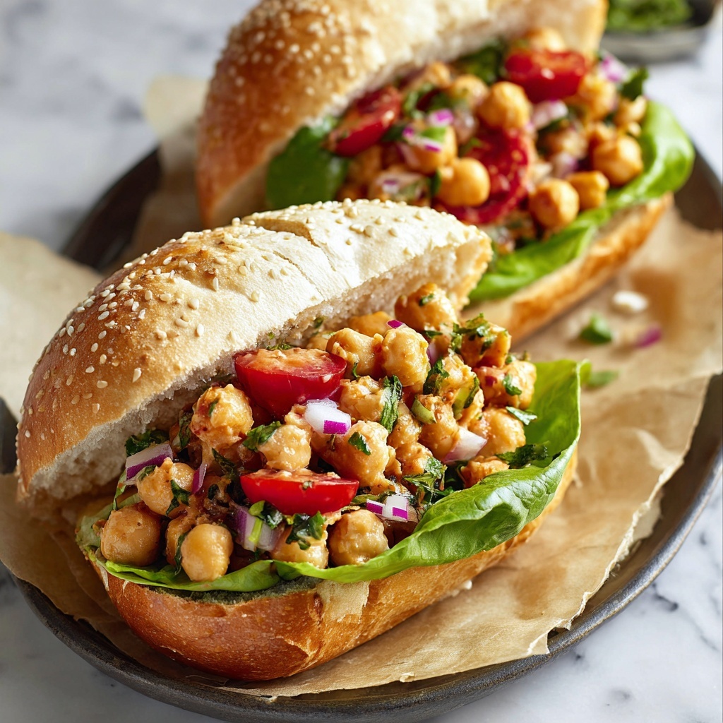 Chickpea Salad Sandwich Recipe - Recipe Image