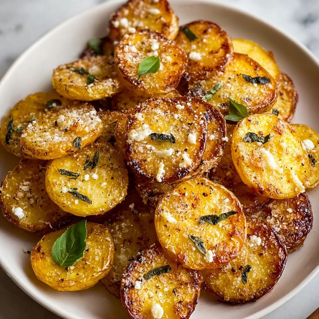 Mini Baked Parmesan Potato Rounds Recipe - Recipe Image