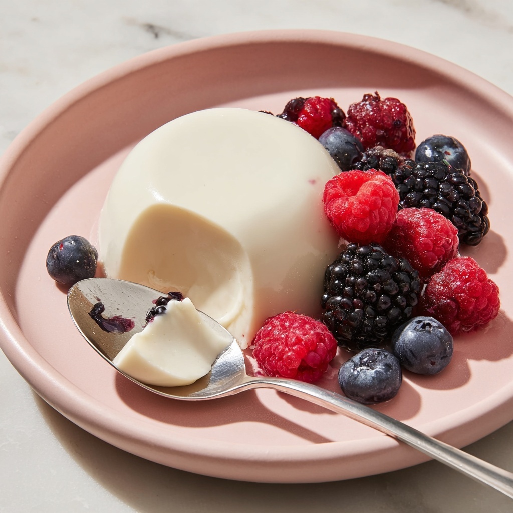 Creamy Vanilla Panna Cotta Recipe - Recipe Image