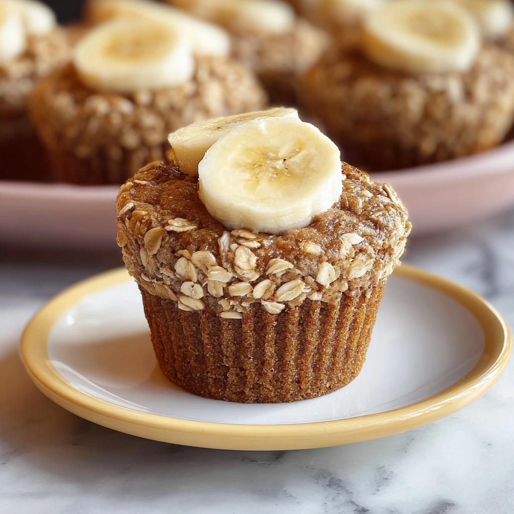Banana Oatmeal Muffins Recipe - Recipe Image