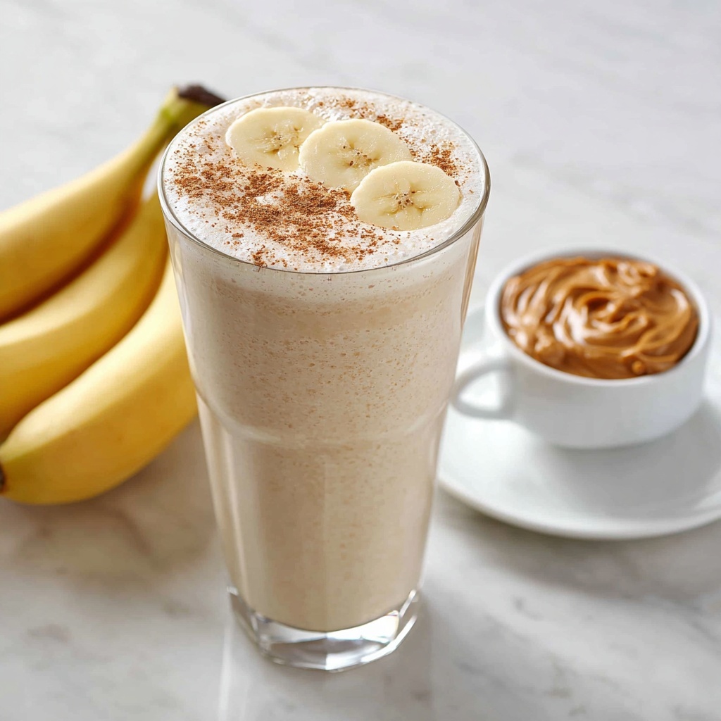 Peanut Butter Banana Smoothie Recipe - Recipe Image