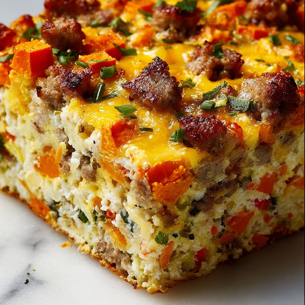 Sweet Potato Hashbrown Breakfast Casserole Recipe - Recipe Image