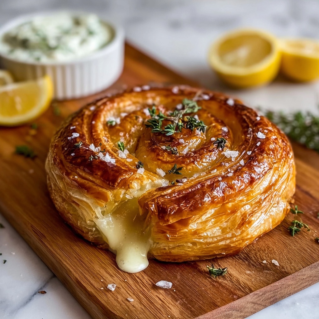Brie en Croute with Lemon Curd Recipe - Recipe Image