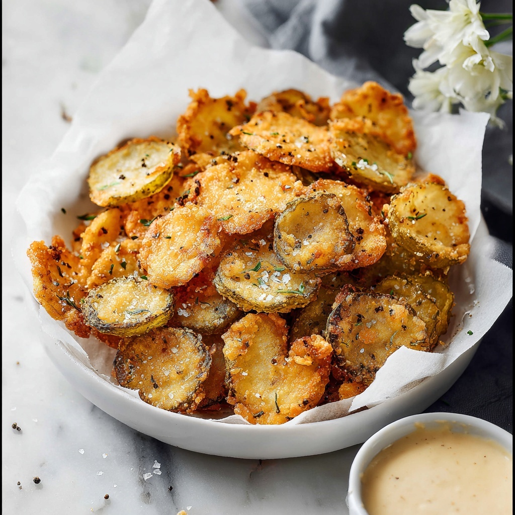Crispy Deep Fried Pickles Recipe - Recipe Image