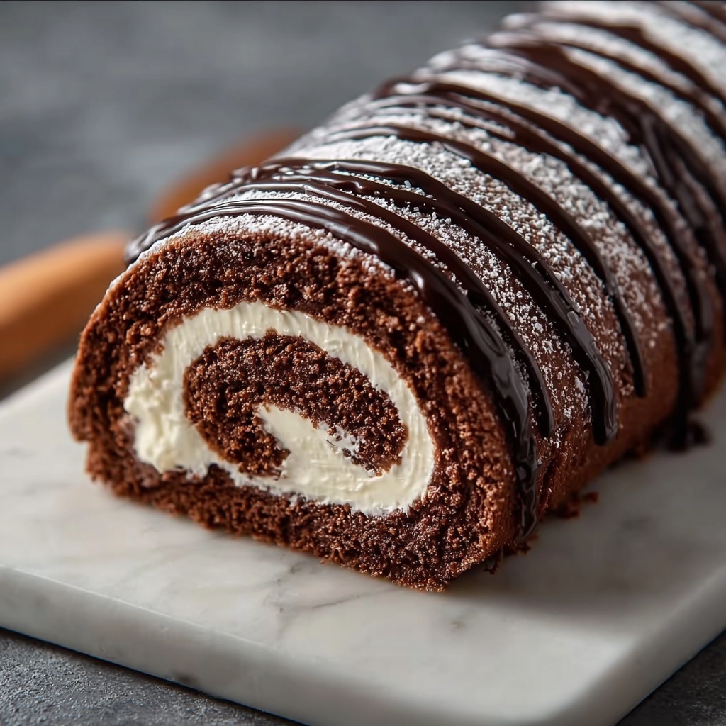 Choco Swiss Roll Delight Recipe - Recipe Image