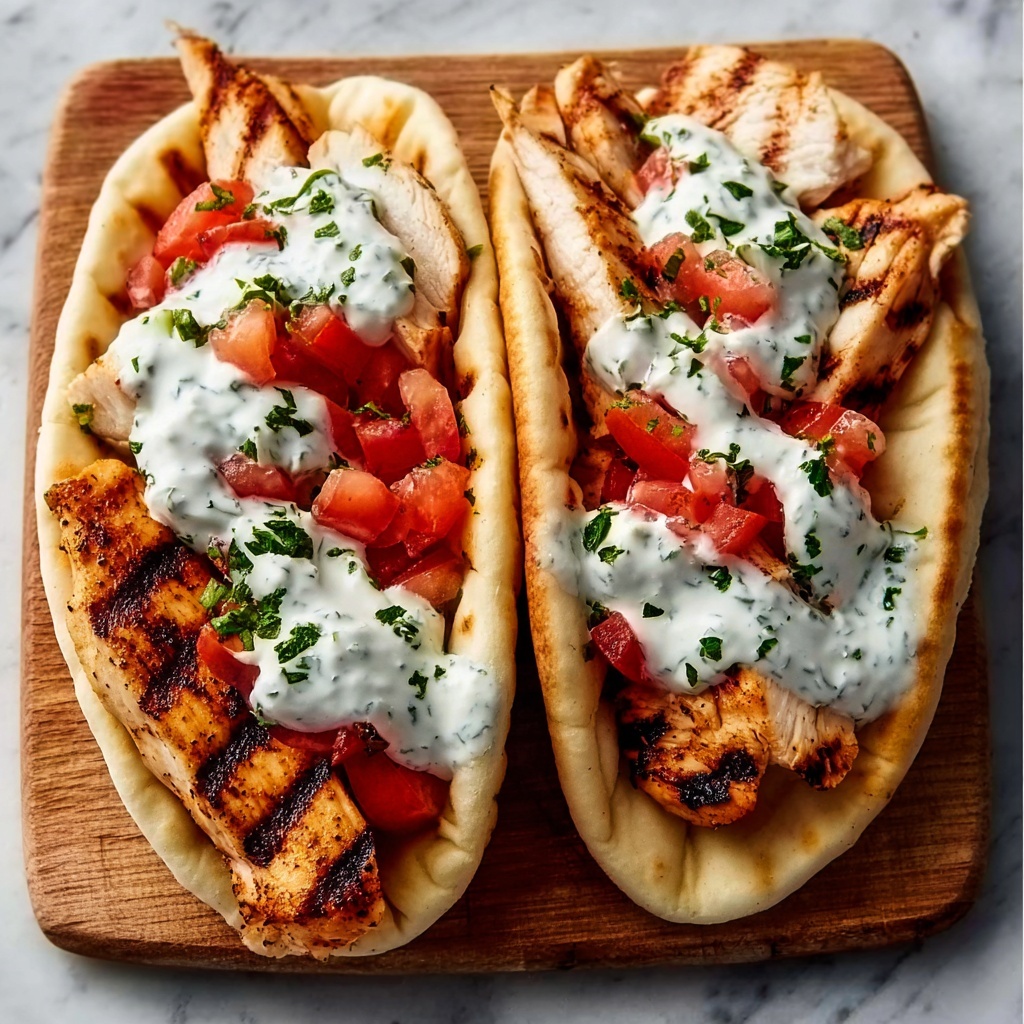 Greek Chicken Gyros with Cucumber Tzatziki Recipe - Recipe Image