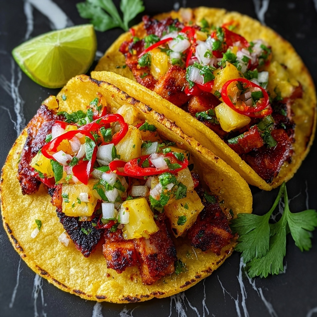 Pineapple Chicken Tacos Recipe - Recipe Image