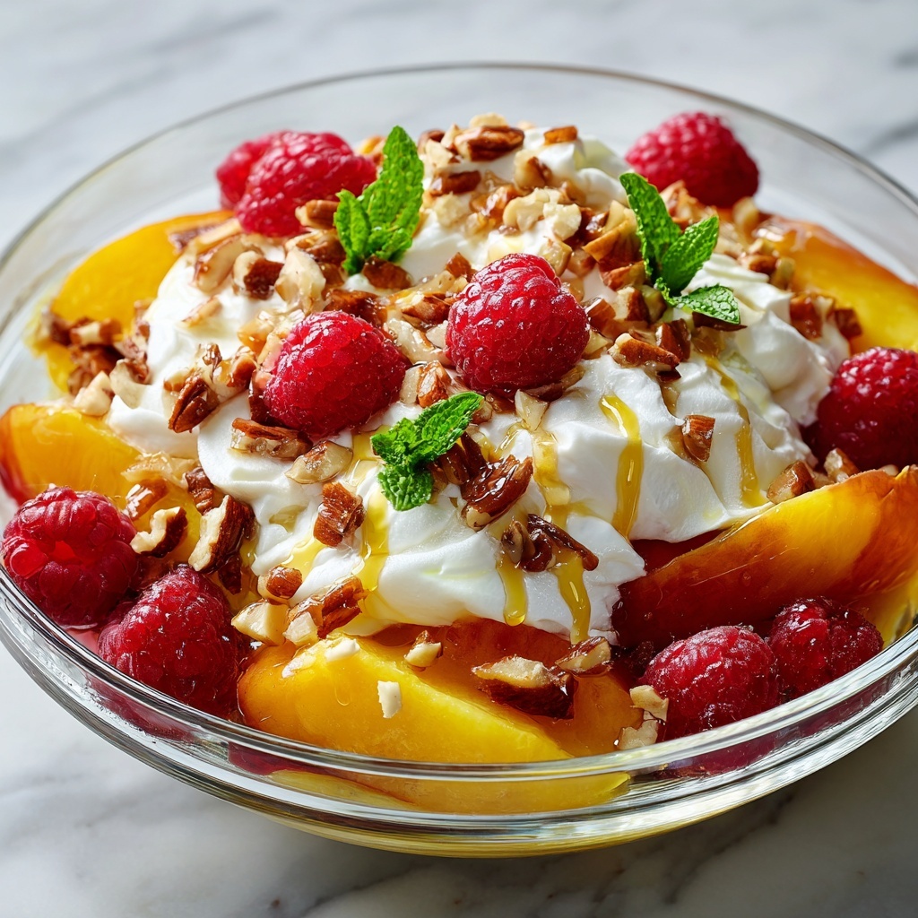 Millionaire Peach Salad Recipe - Recipe Image