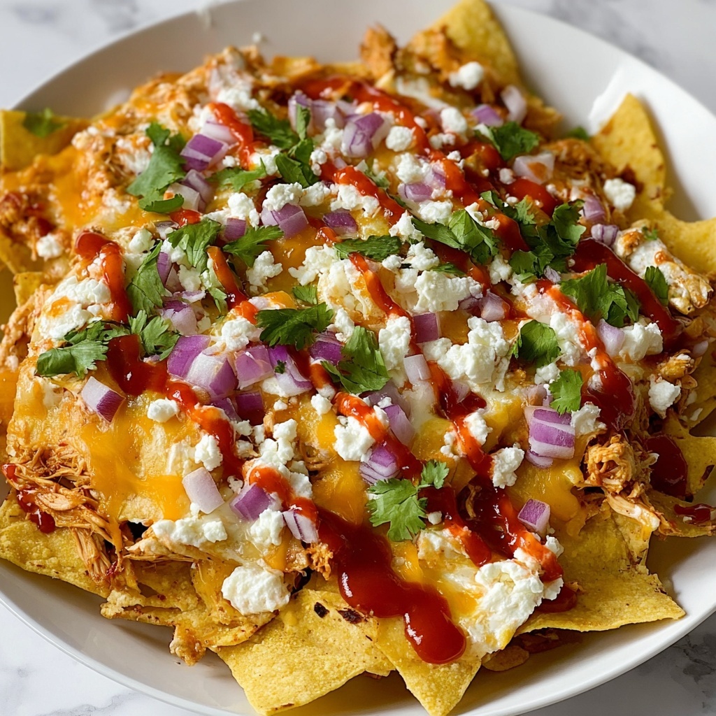 Pulled Chicken Chilaquiles with Spicy Tomato-Cilantro Sauce and Melted Cheese Recipe - Recipe Image