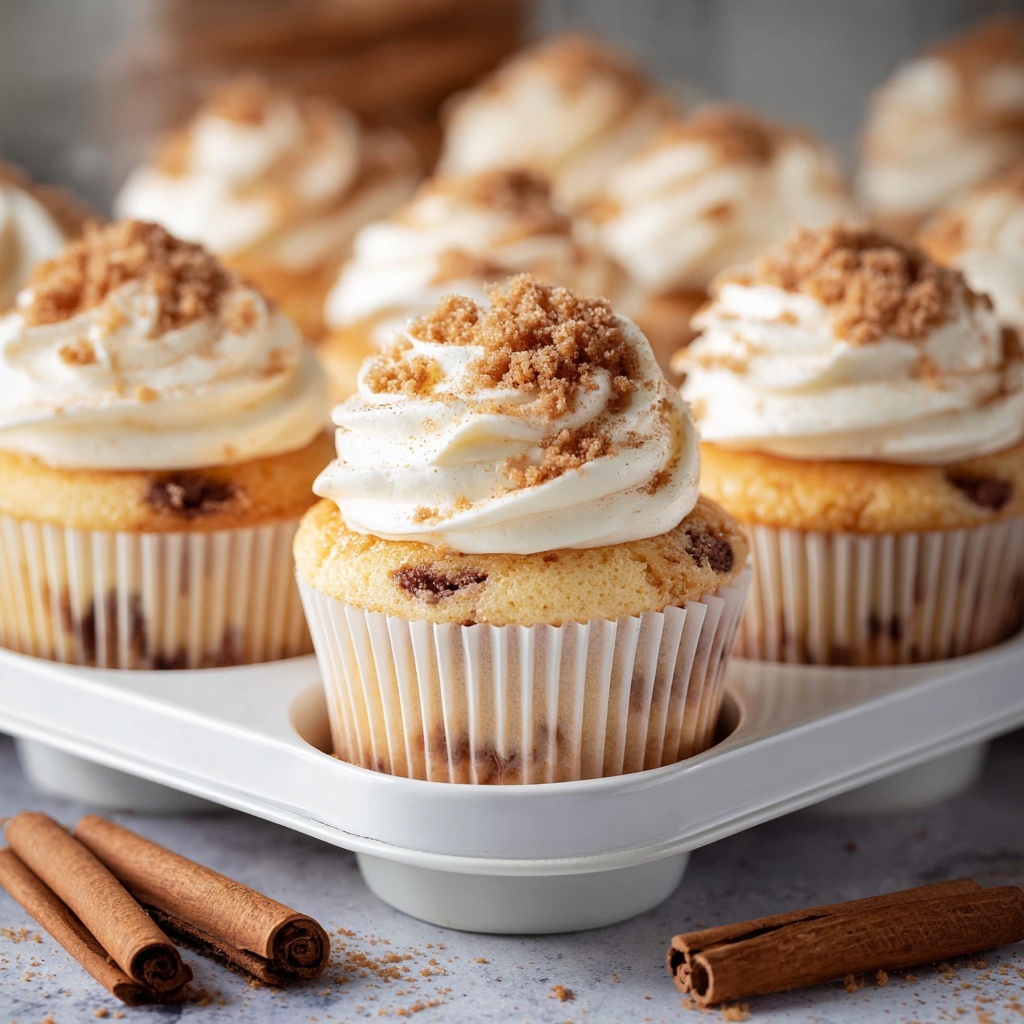 Cinnamon Roll Cupcakes Recipe - Recipe Image