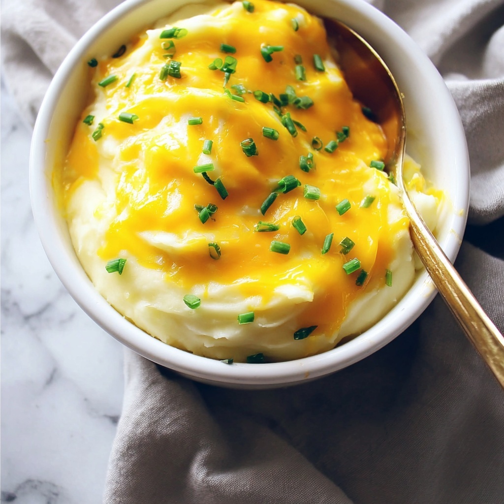 Baked Cheesy Mashed Potatoes Recipe - Recipe Image