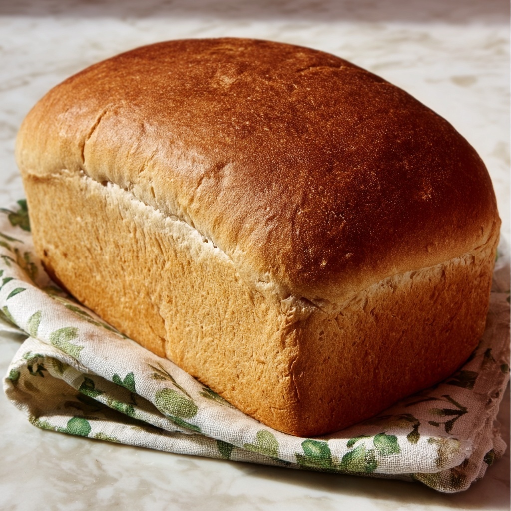 Homemade Classic White Bread Recipe - Recipe Image