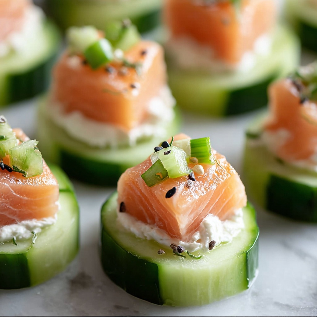 Cucumber Smoked Salmon Bites Recipe - Recipe Image