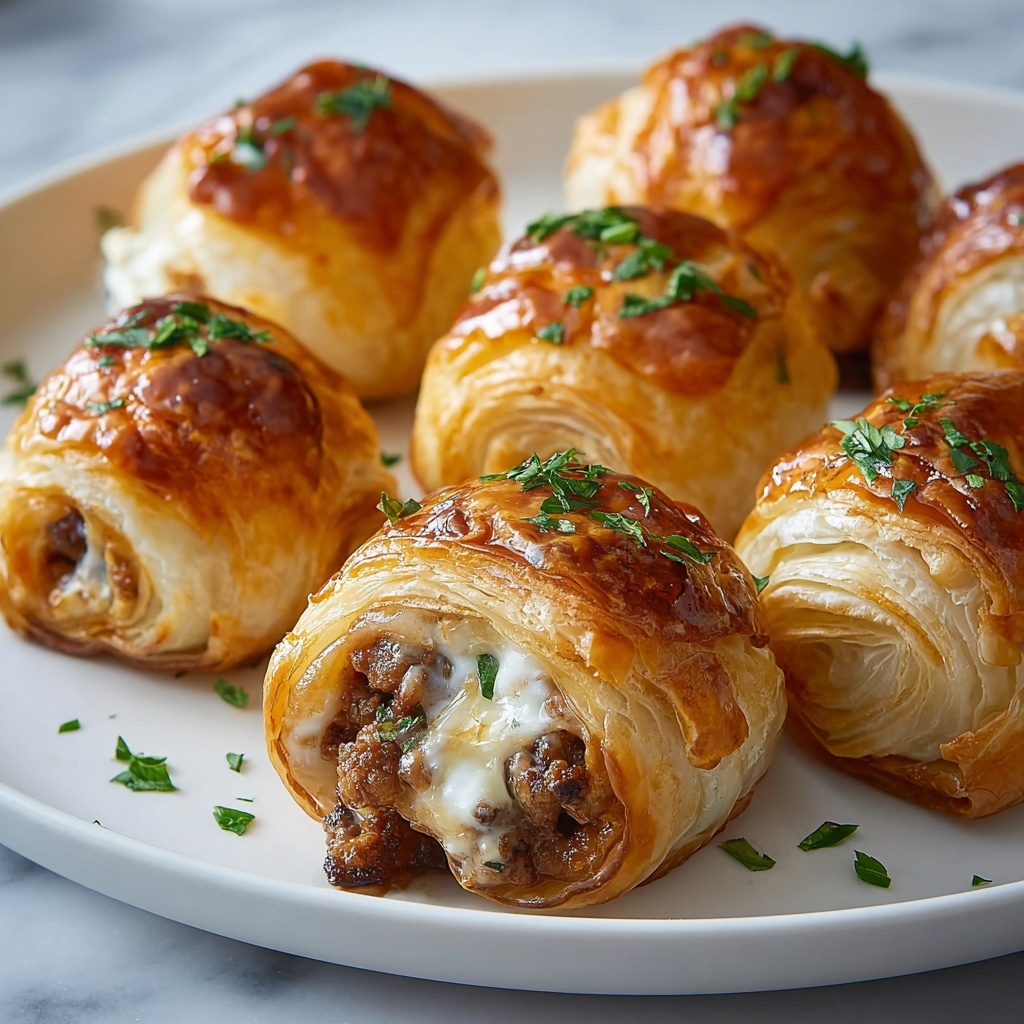 Rotel Sausage & Cream Cheese Crescents Recipe - Recipe Image