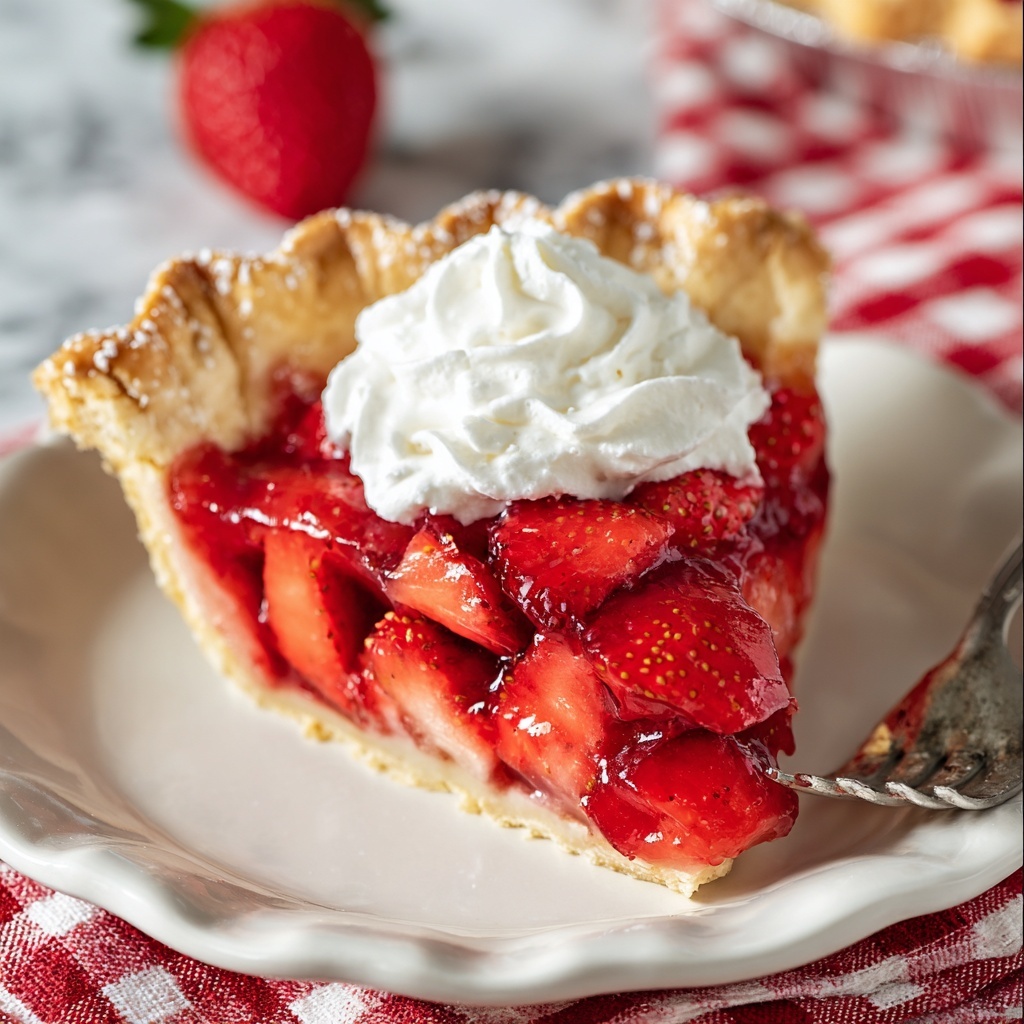 Strawberry Rhubarb Pie Recipe - Recipe Image