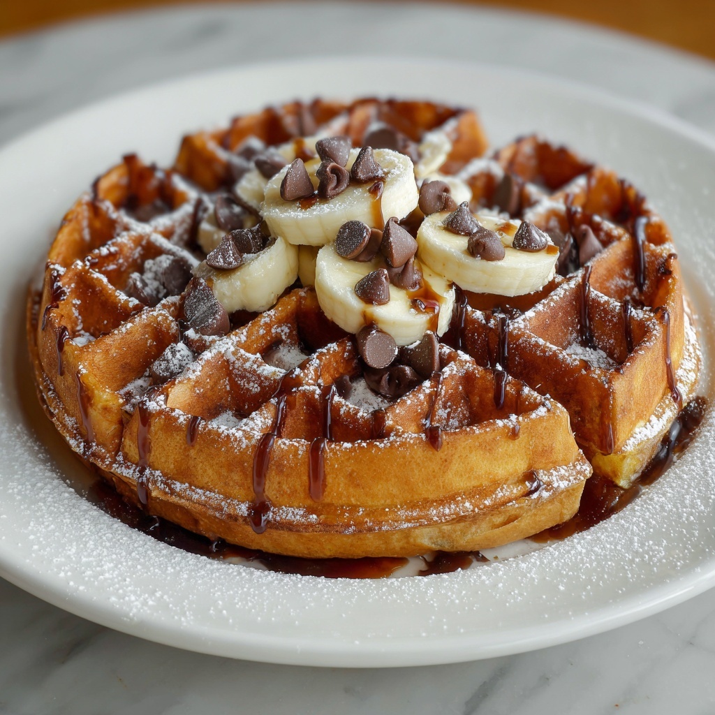 Chocolate Protein Waffles Recipe - Recipe Image